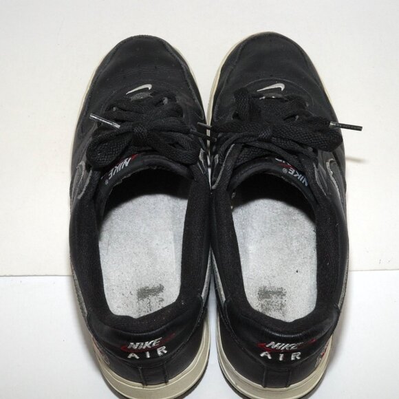 Vintage 2003 Nike Air Force 1 NYC New York Black White Mens US 11 *Damaged Soles - Picture 9 of 10